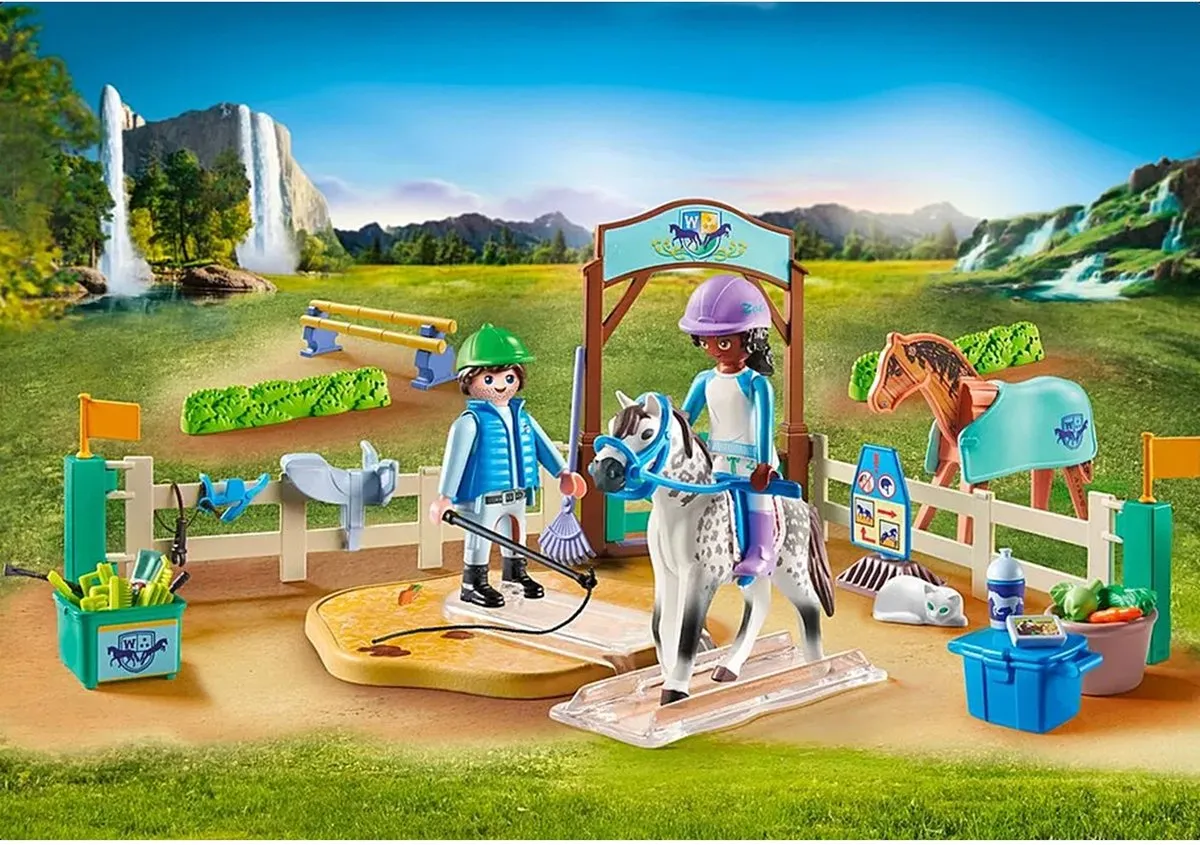 Playmobil Horses of Waterfall Moderne Paardrijschool 71637 - Multicolor