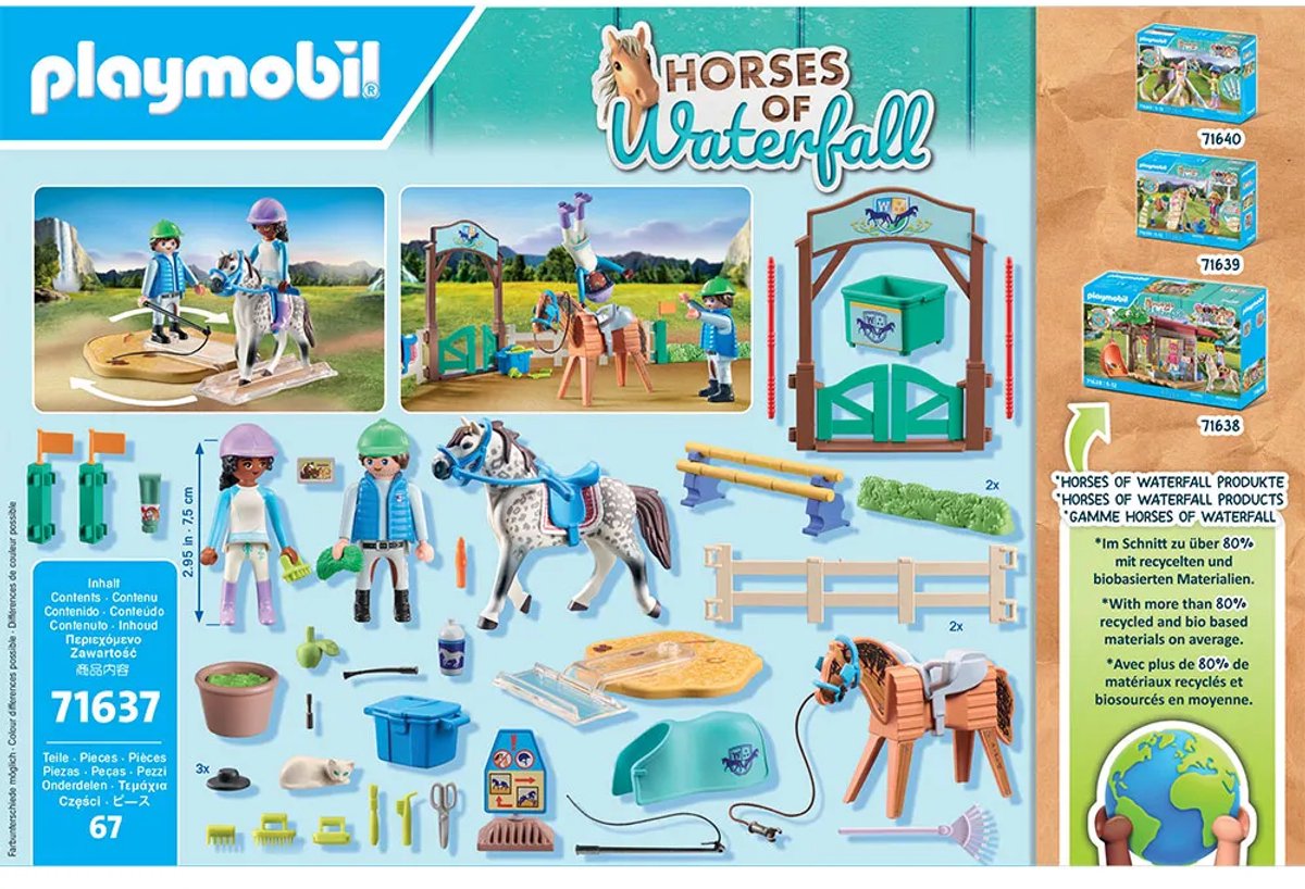 PLAYMOBIL Horses of Waterfall Moderne paardrijschool - 71637