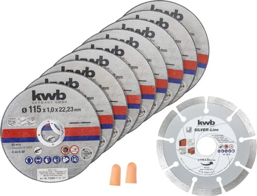 KWB Diamantschijf 115mm RVS Metaal