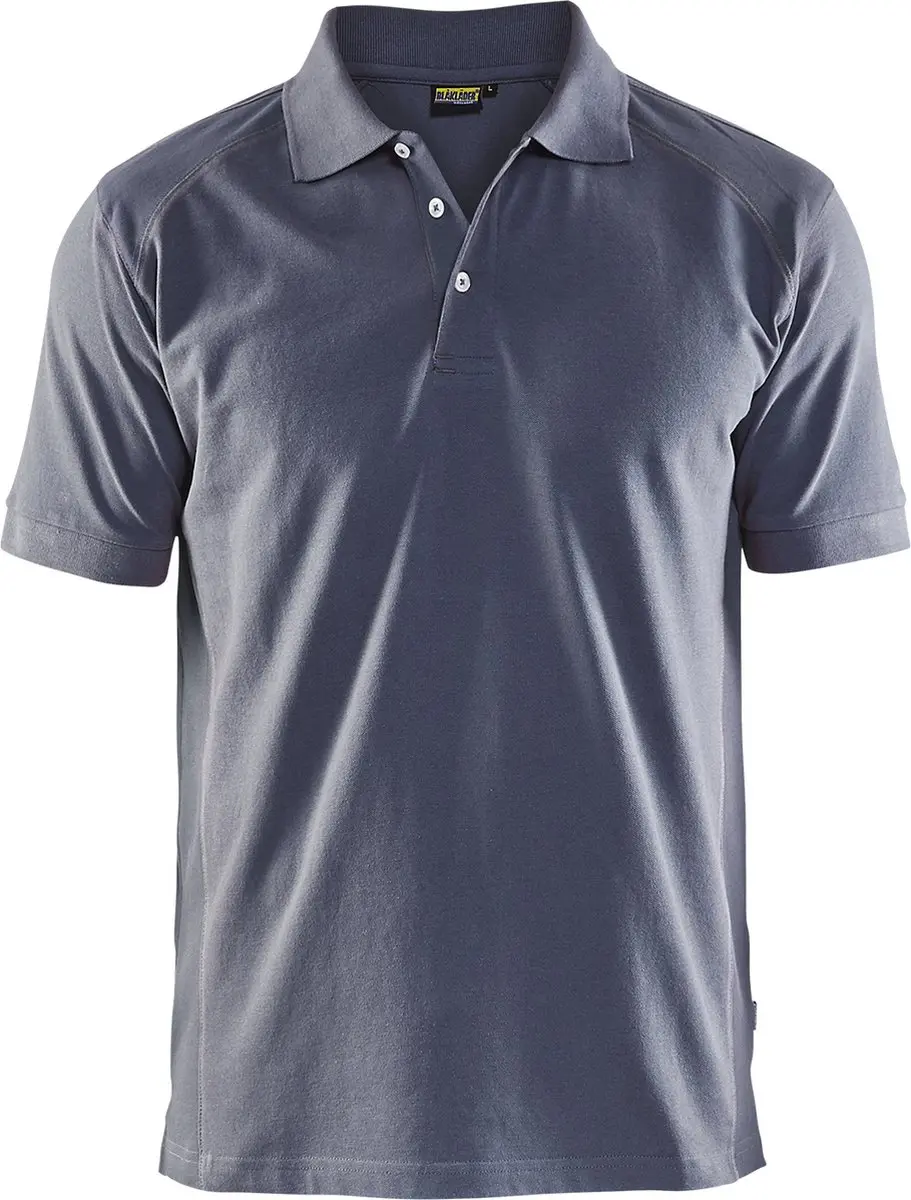 Blåkläder Poloshirt Piqué 3324-1050 - Medium Grijs/Zwart