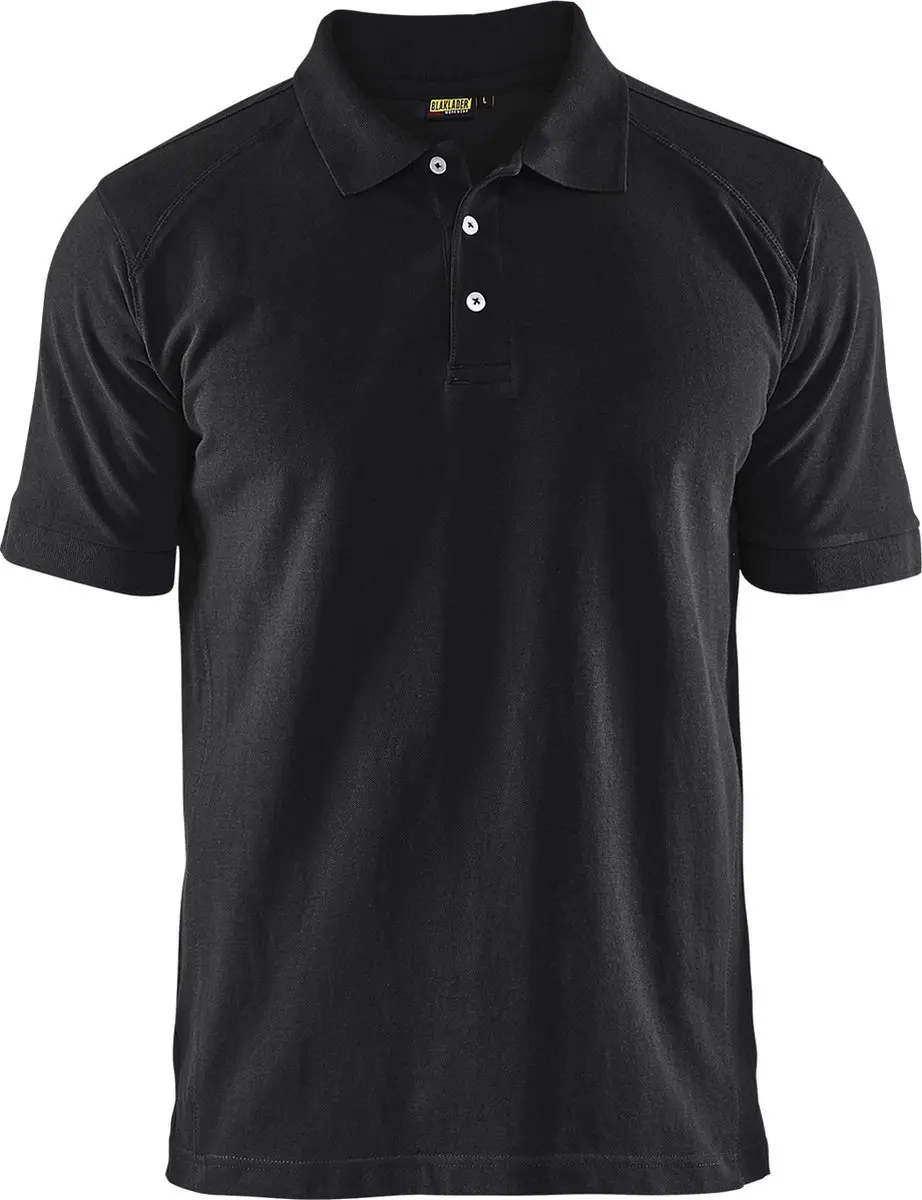 Blåkläder Poloshirt Piqué 3324-1050 - Medium Grijs/Zwart - afbeelding 6 van 6