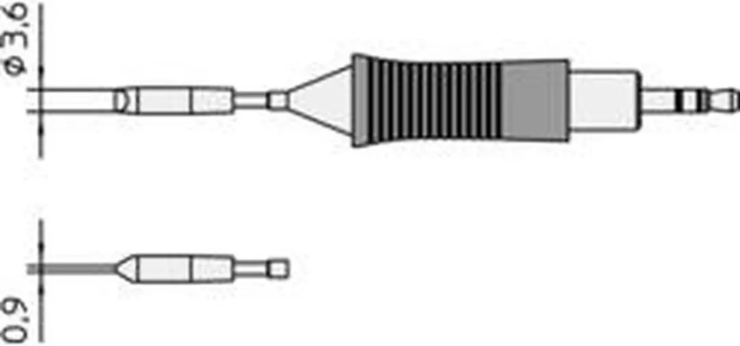 Weller RTM 036 S Soldeerpunt Beitelvorm 3.7mm