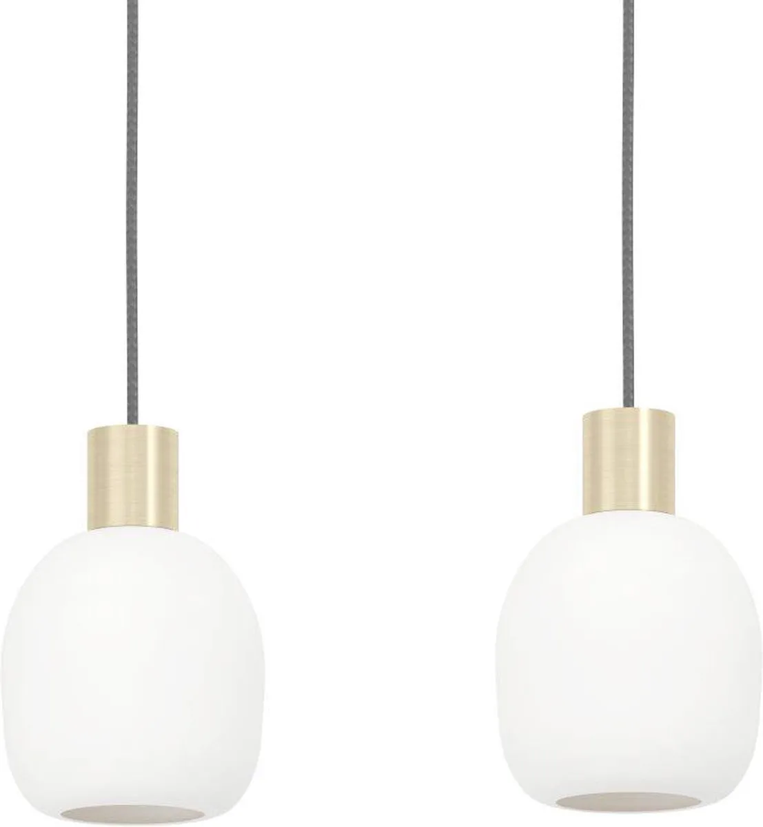 Eglo Manzanares Hanglamp E27 - 4 Lichtpunten - Wit/Goud