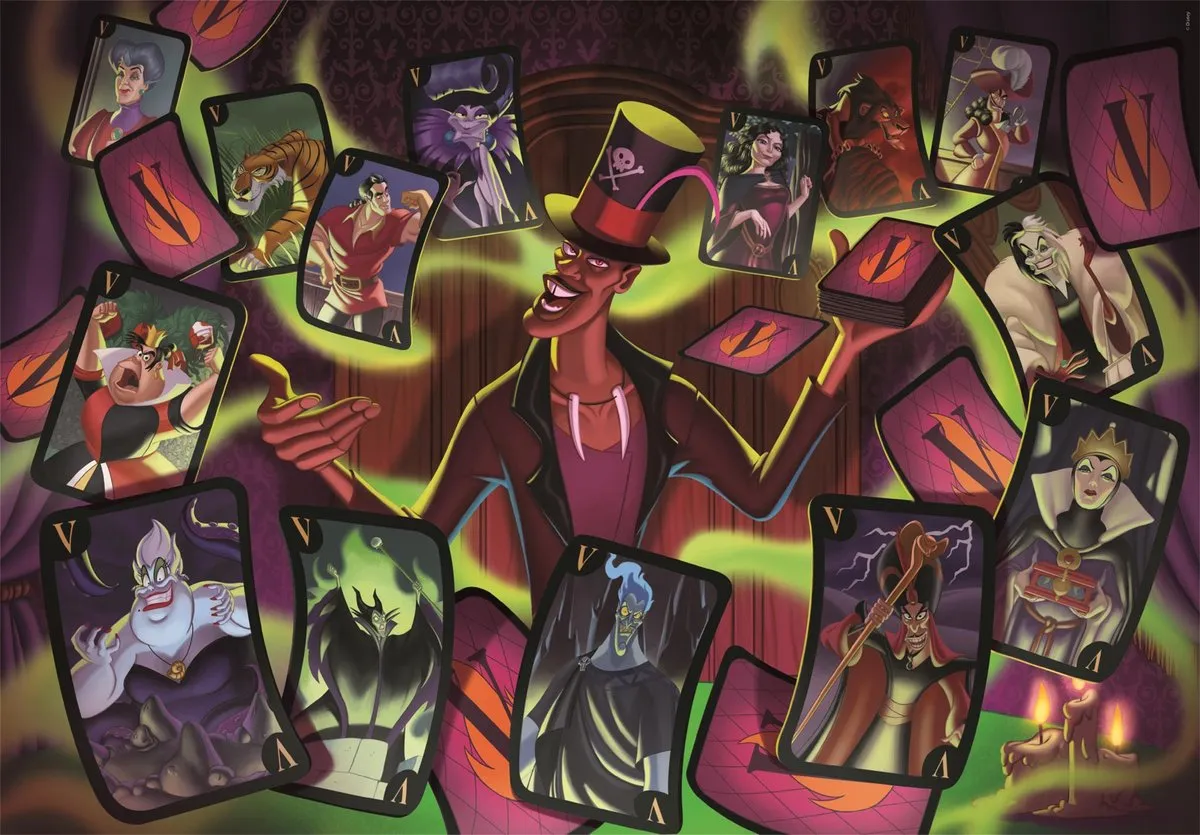 Clementoni Disney Villains Puzzle 1500 Stuks - Multikleur