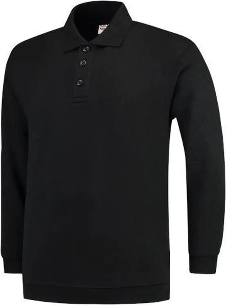 Tricorp Casual Polo/Sweater Boord 301005 - XS - Zwart - afbeelding 6 van 6