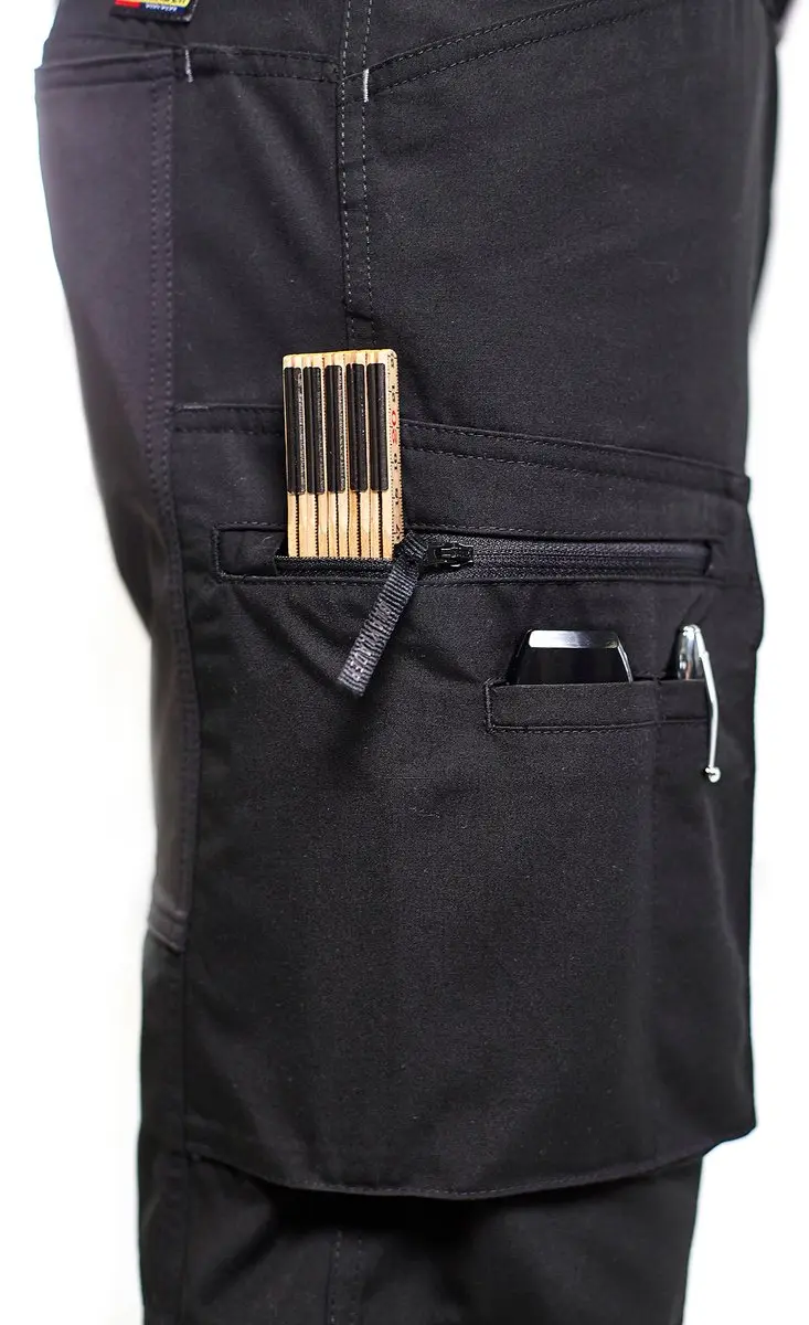 Blåkläder Service Werkbroek Stretch - Maat 50 - Zwart