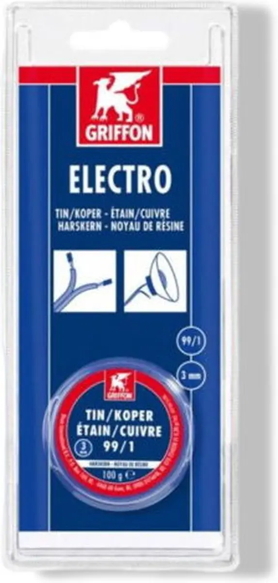 Griffon Electro Soldeertin 99/1 Ø3mm - 100g