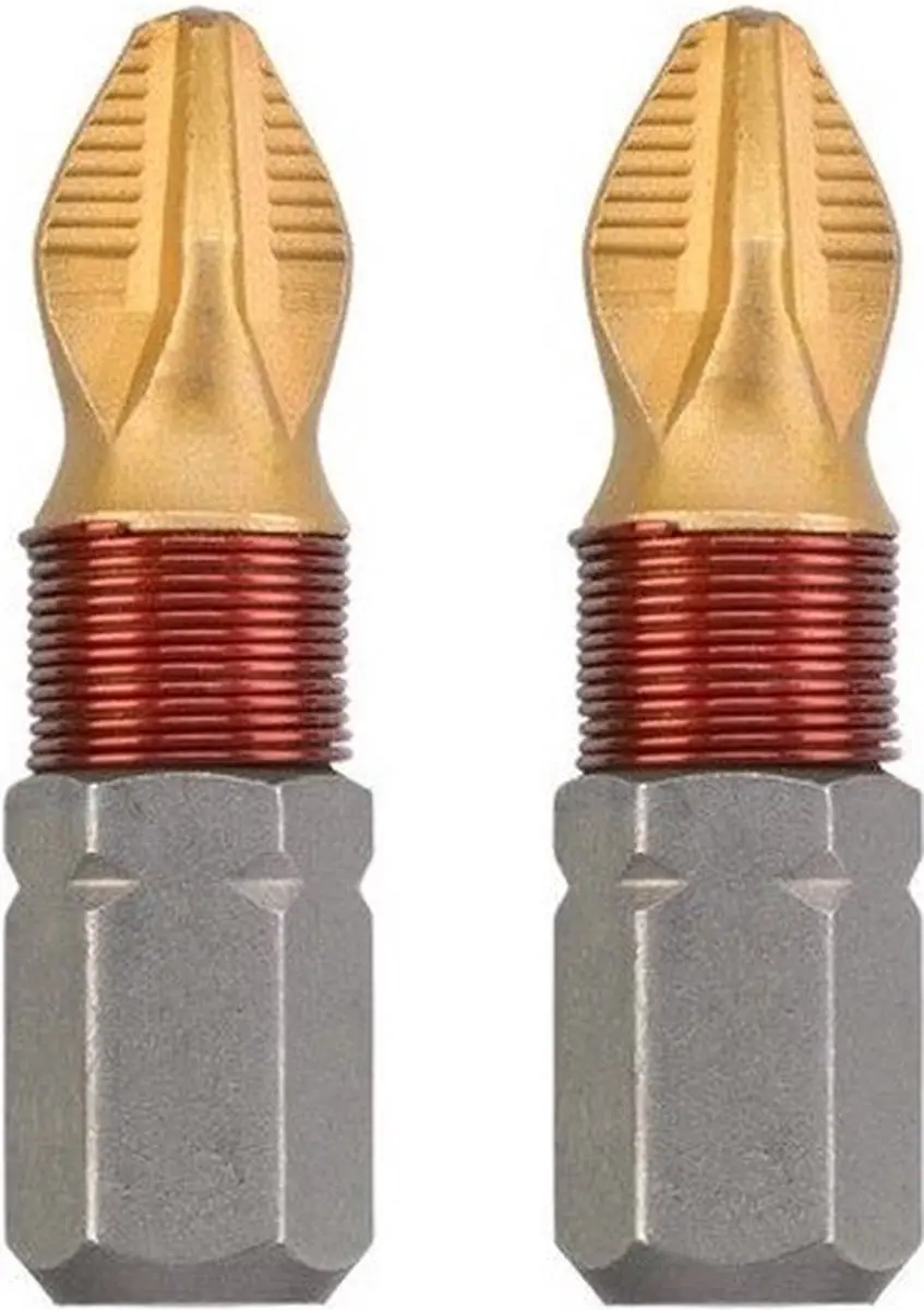 KWB 2 Titaan Bits PH1 25mm - 2 Stuks