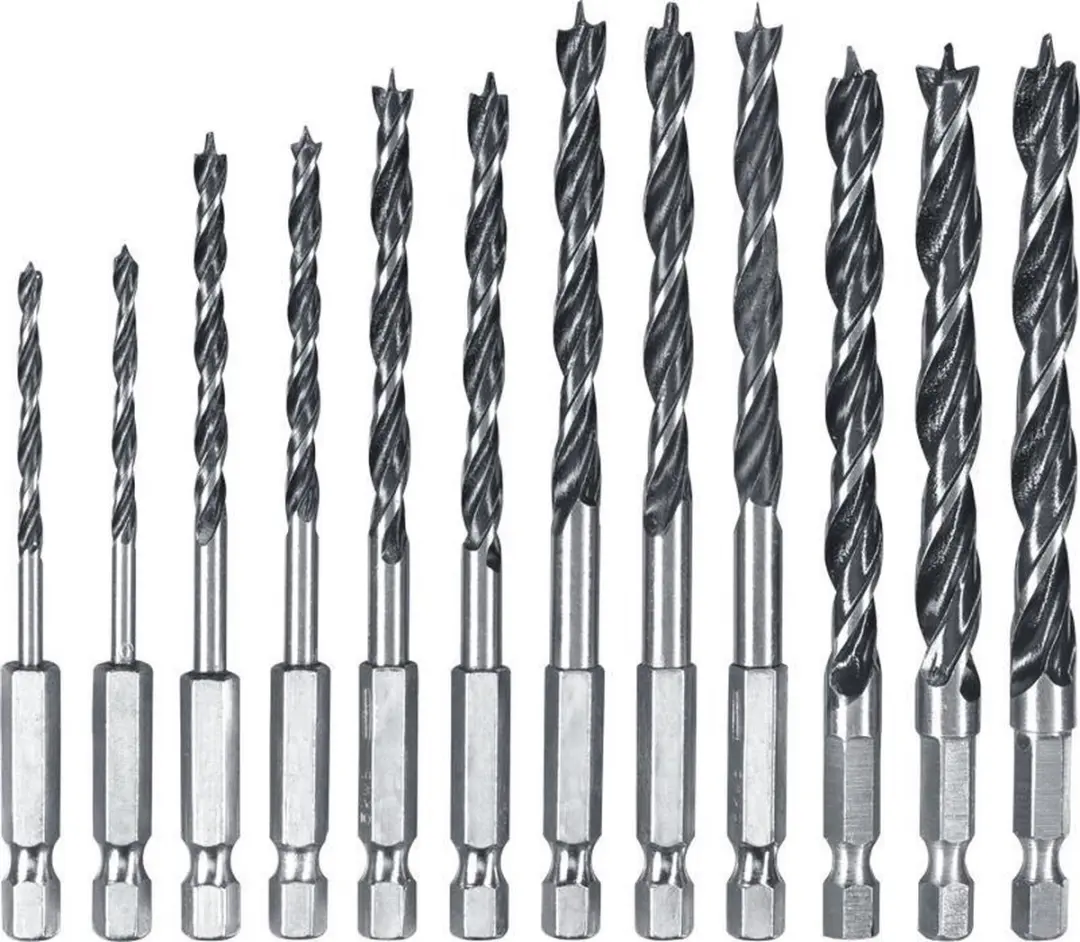 KWB 108830 Hout-Spiraalboorset 12-delig 3-8mm