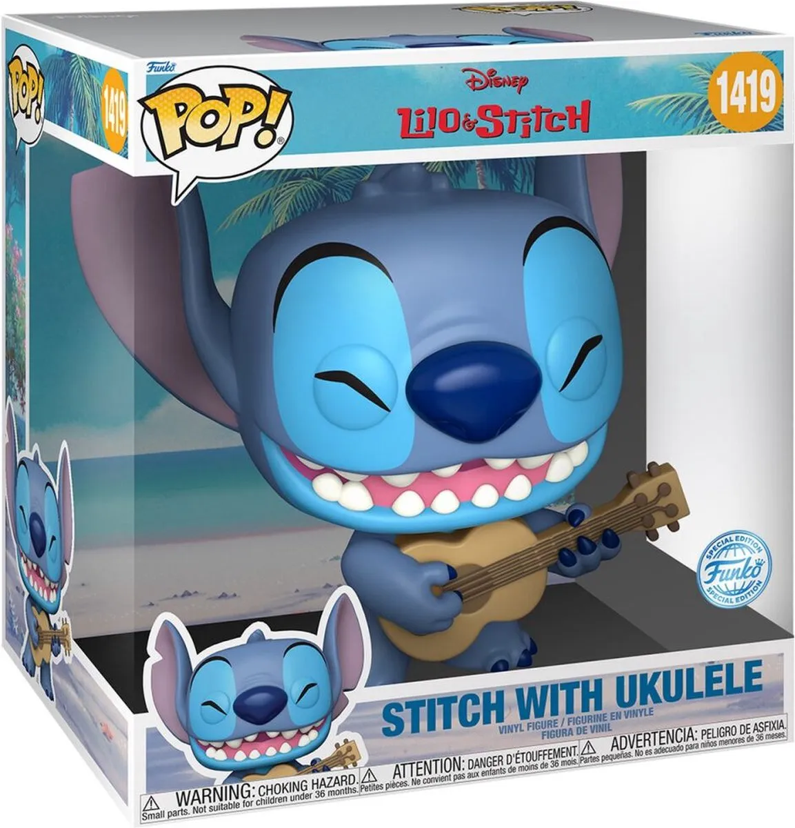 Funko Pop! Lilo & Stitch Stitch with Ukulele