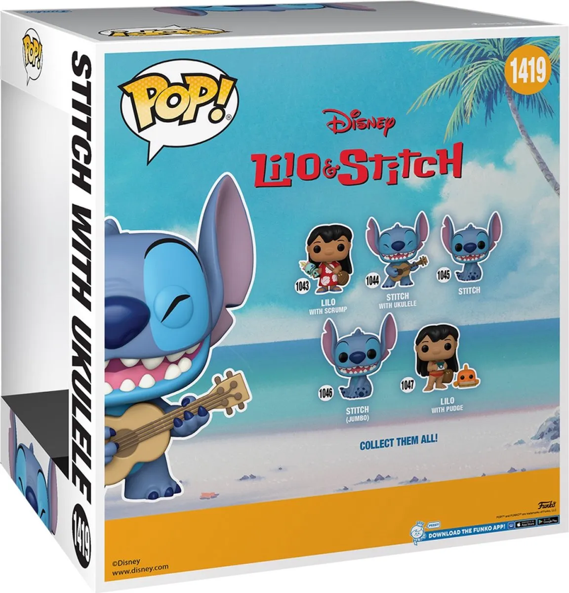 Funko Pop! Lilo & Stitch Stitch with Ukulele - 1419