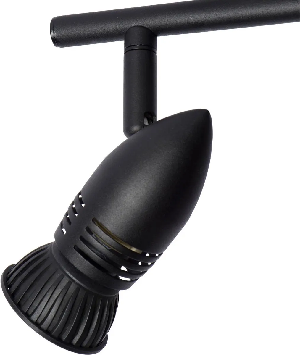 Lucide CARO Plafondspot 2xGU10 - Zwart