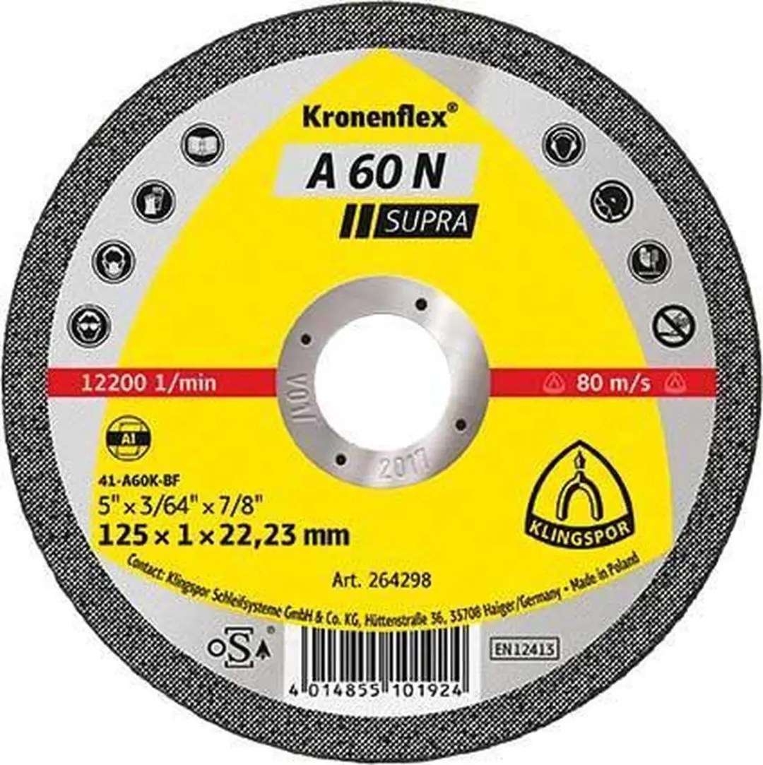 Klingspor Trennscheibe A 60N Supra D125x1mm