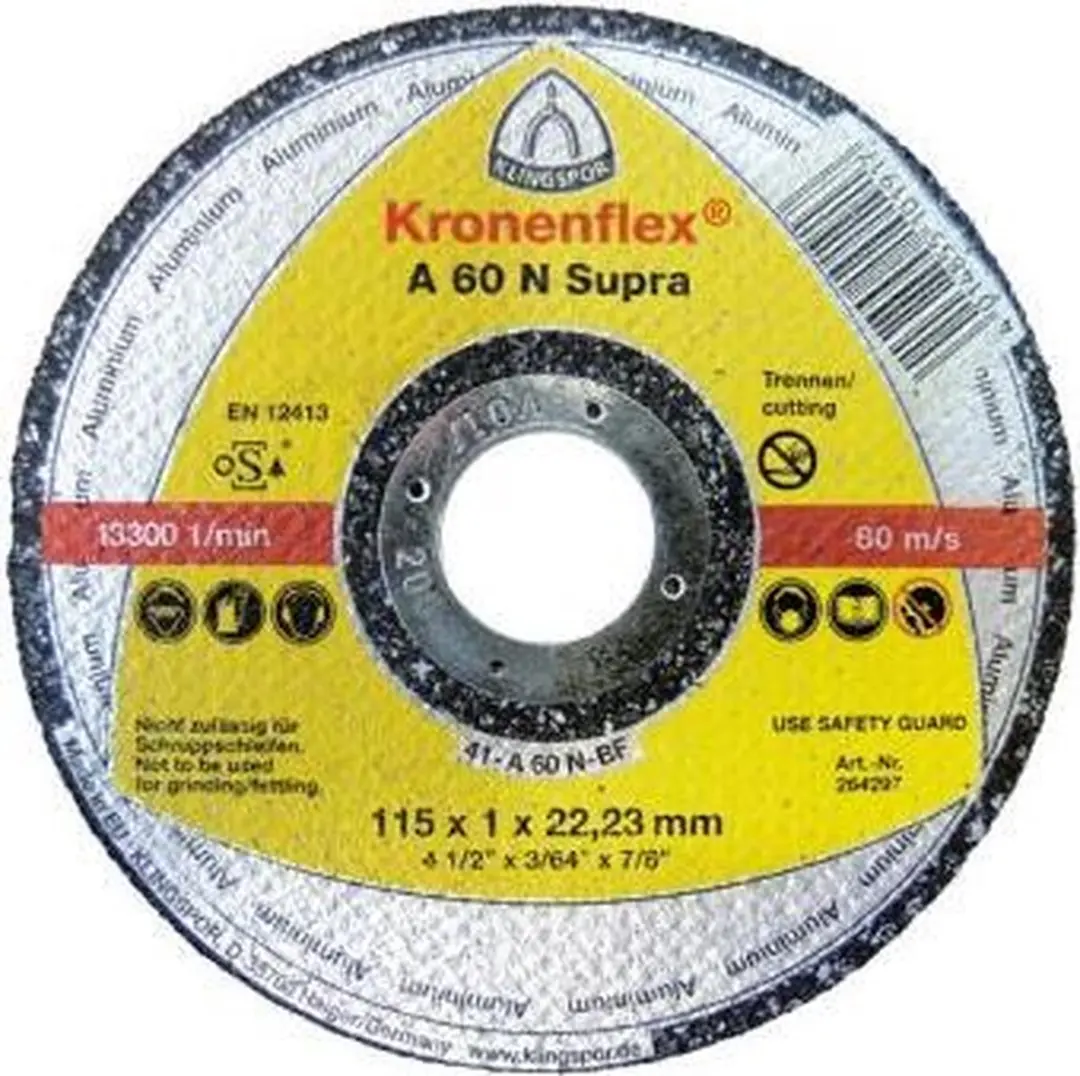 Klingspor Trennscheibe A 60N Supra D125x1mm - Metaal