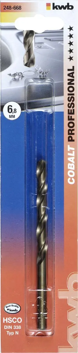KWB HSS Spiraalboor 6,8mm - Metaal