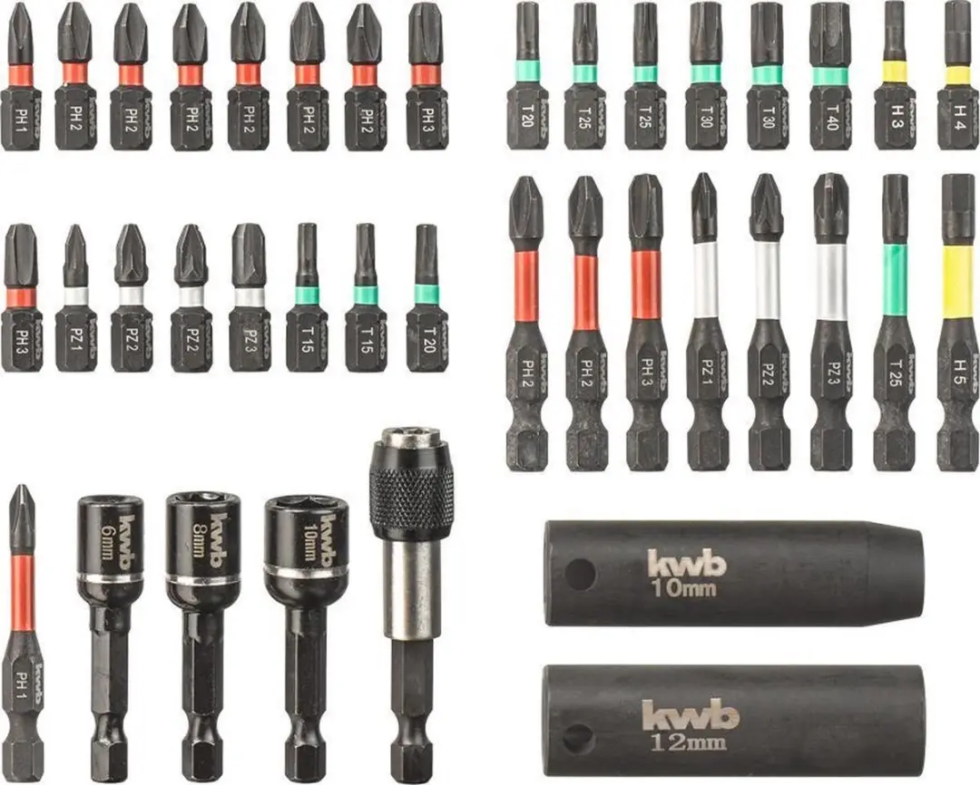 KWB Bitbox Impact 39-dlg. L-box - 39 Stuks