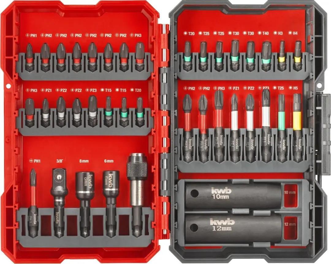 KWB Bitbox Impact 39-dlg. L-box - 39 Stuks