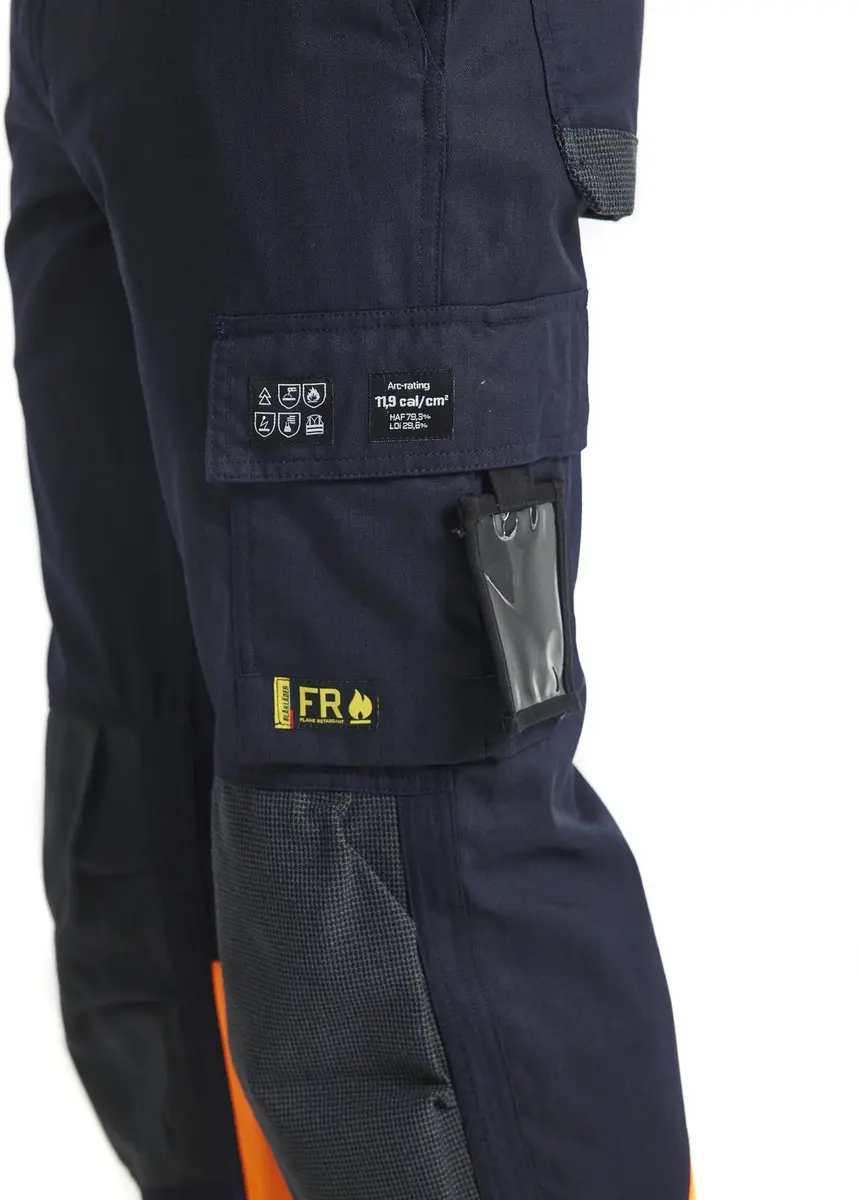 Blåkläder Multinorm Inherent Werkbroek 1488-1513 - 60 - Marineblauw/Oranje