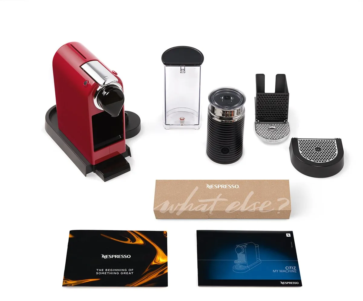 Krups Nespresso Citiz & Milk XN7615 Koffiecupmachine - Rood - afbeelding 6 van 6