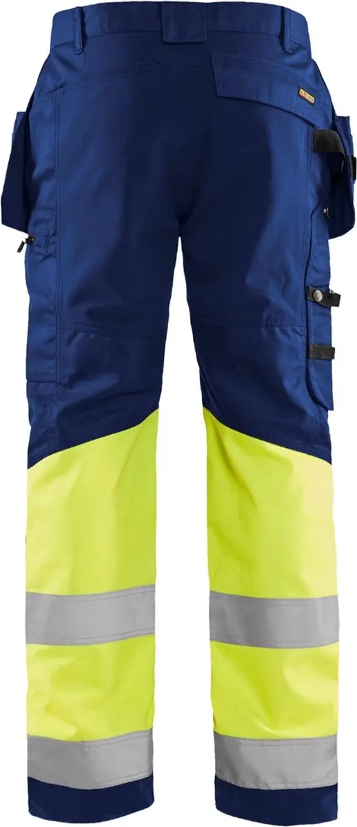 Blåkläder High Vis Werkbroek 1558-1811 - 150 - Marine/High Vis Geel