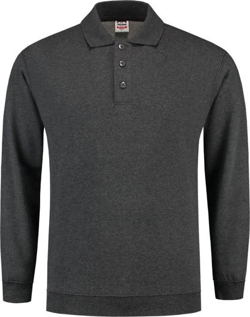Tricorp Polosweater Boord 301005 - Grijsmelange L