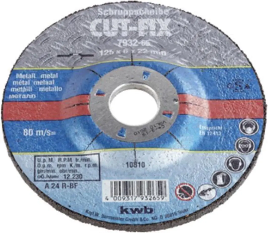 KWB Cut-Fix Afbraamschijf Metaal Ø125x6mm