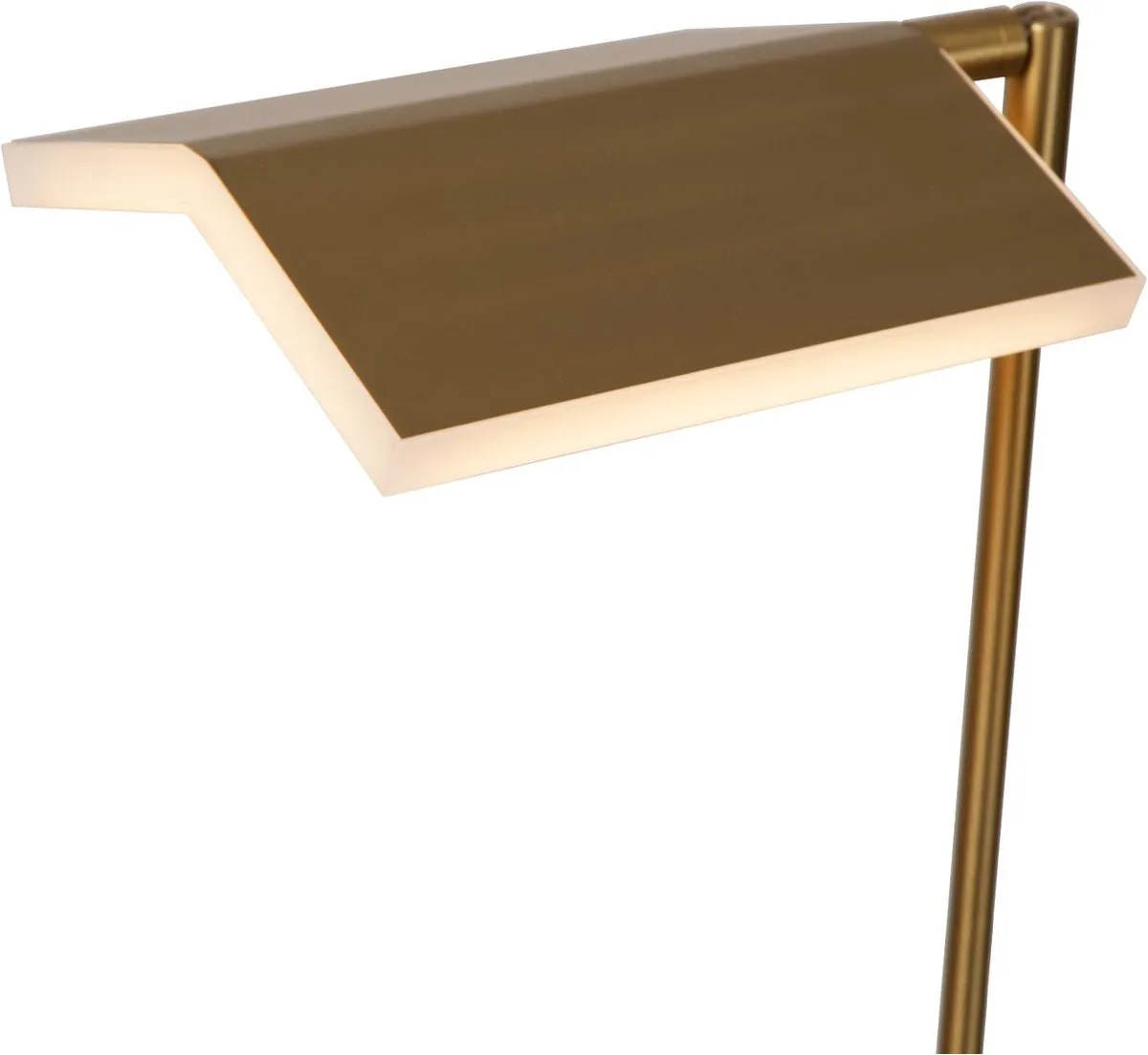 Lucide AARON LED Leeslamp 12W - Mat Goud/Messing