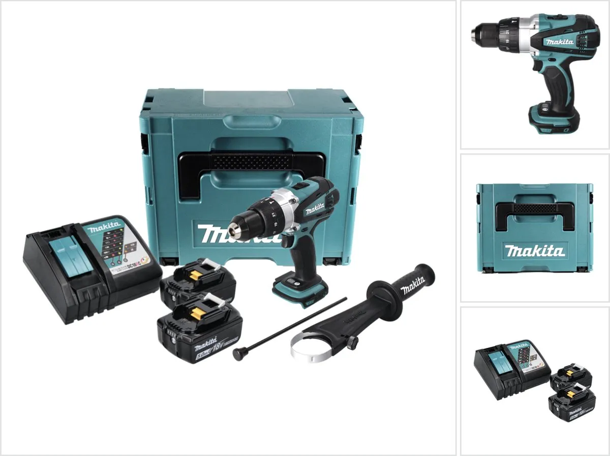 Makita DHP458RTJ Klopboormachine 18V