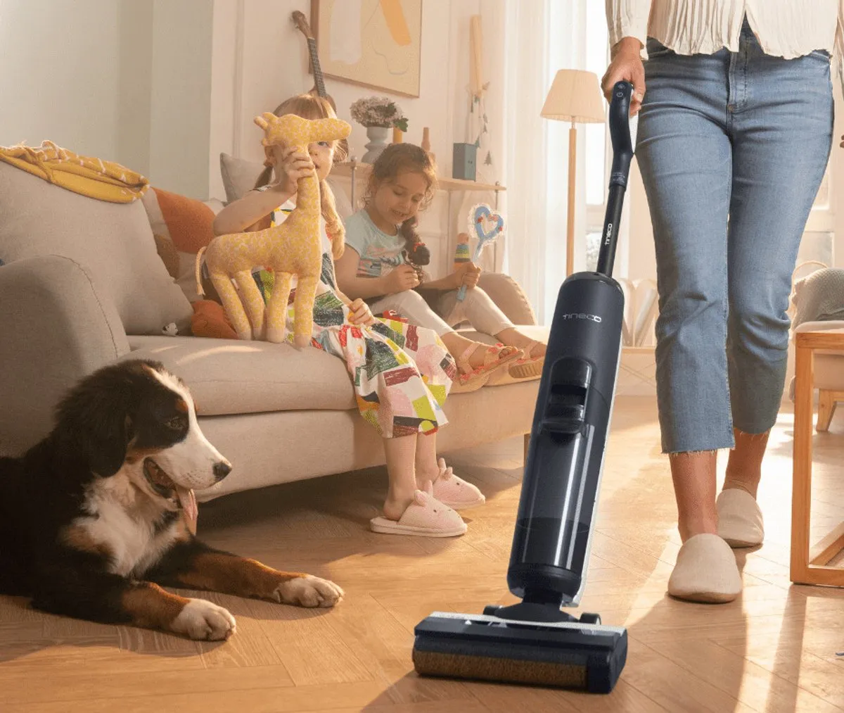 Tineco Floor One S6 Flashdry Pet Vloerreiniger - Donkerblauw