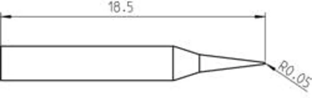Weller RTP 001 C NW Soldeerpunt 0.1mm - T0050103299