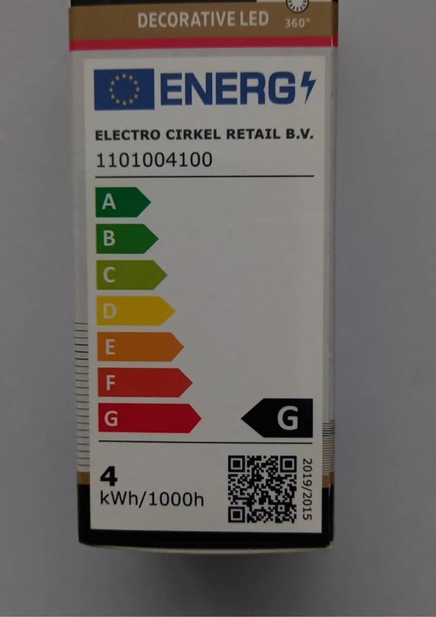 Calex LED Buislamp 3,5W E14 Goud - 2 Stuks - Dimbaar