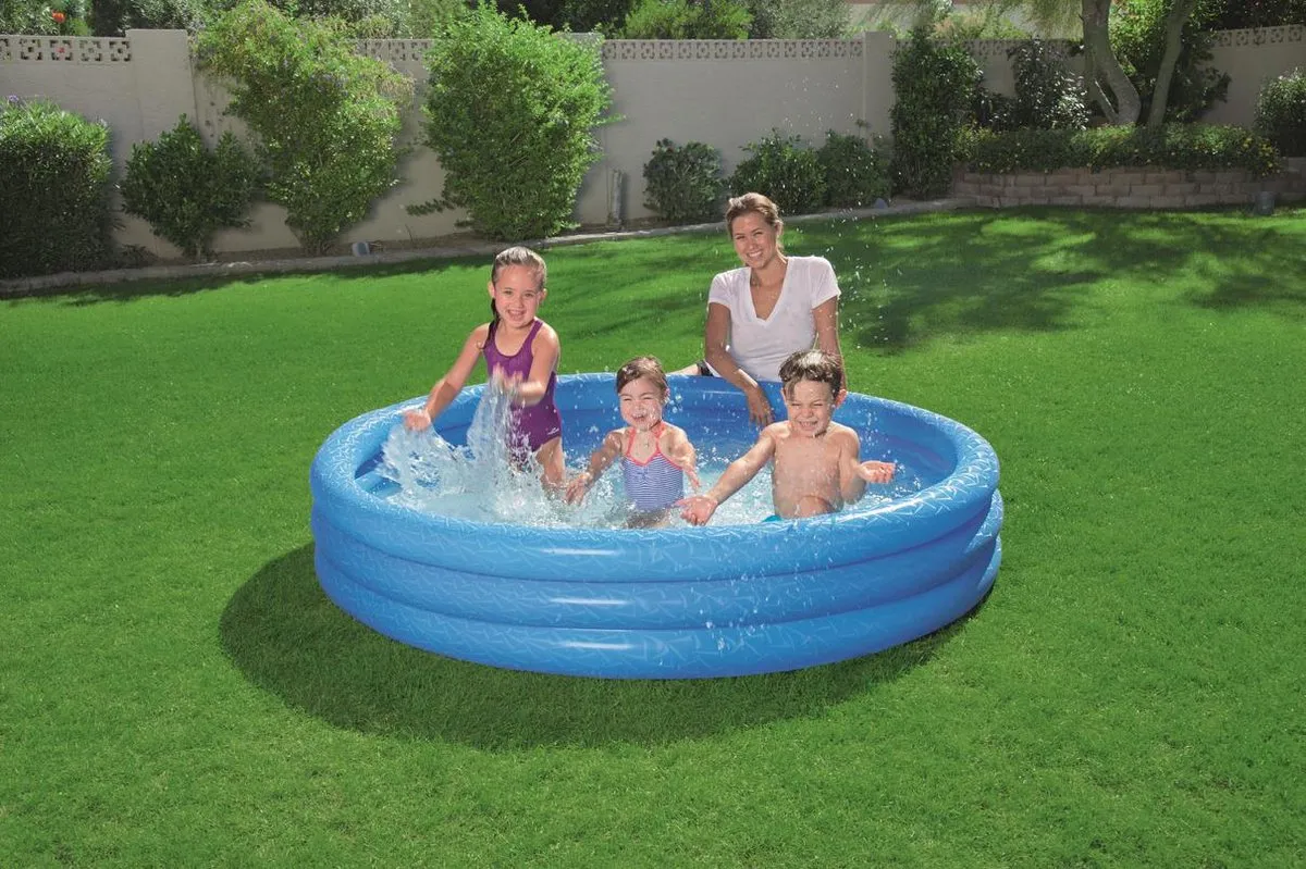 Bestway 3-Rings Zwembad 183x33cm - 51027 Blauw/Rood/Groen