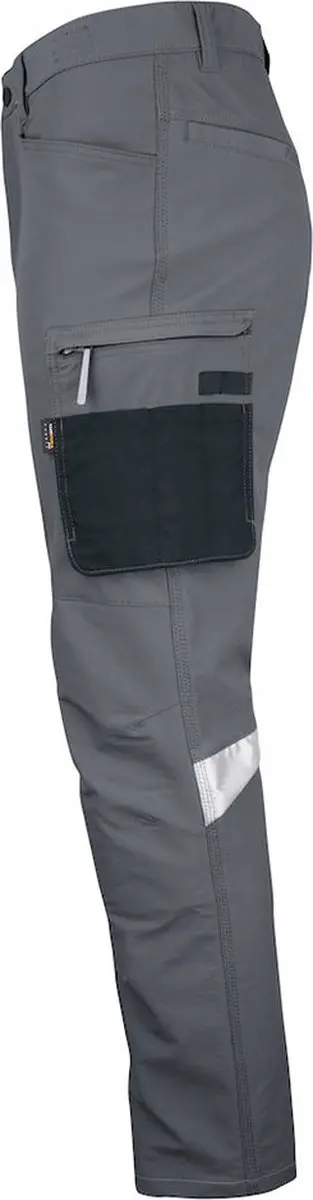 Jobman 2194 Service Stretch Werkbroek 50 - Donkergrijs/Zwart