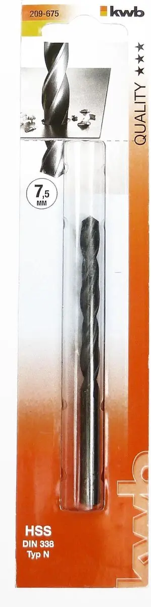 KWB HSS Spiraalboor 7,5mm
