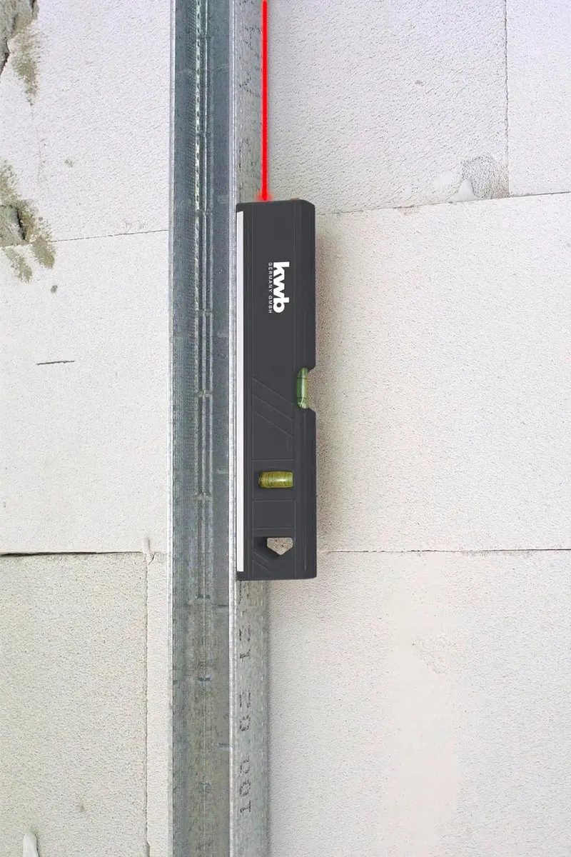 KWB Torpedo-laserwaterpas 270mm - Magnetisch - Zwart