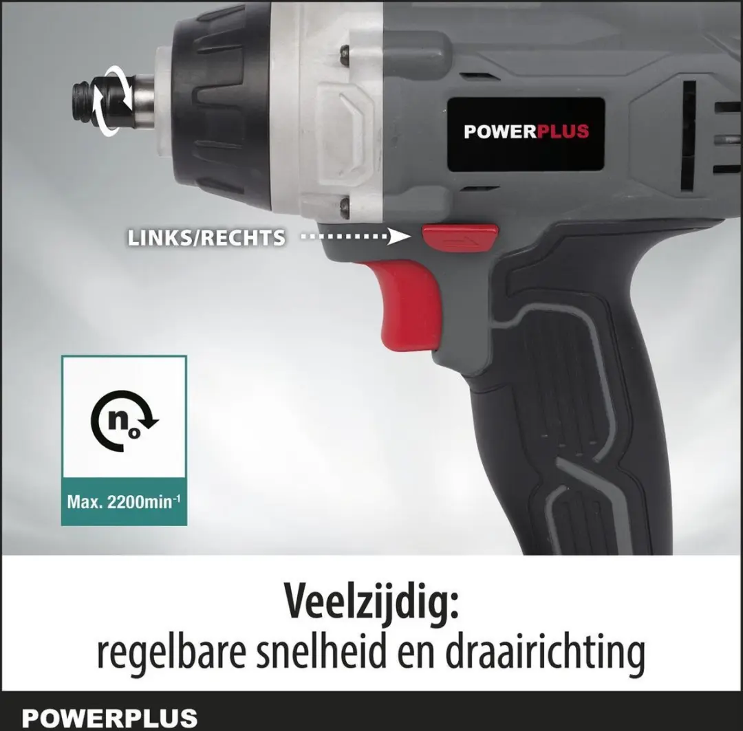 Powerplus POWEB2010 Accu Schroefmachine 18V - 80Nm