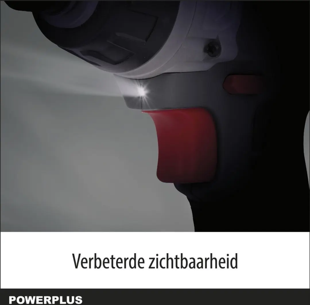 Powerplus POWEB2010 Accu Schroefmachine 18V - 80Nm - afbeelding 6 van 6