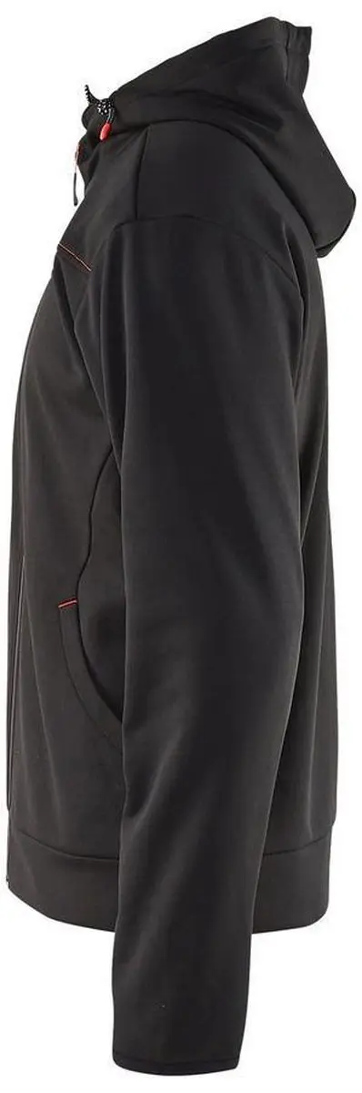 Blåkläder Hoodie 3363-2526 - Zwart/Rood S