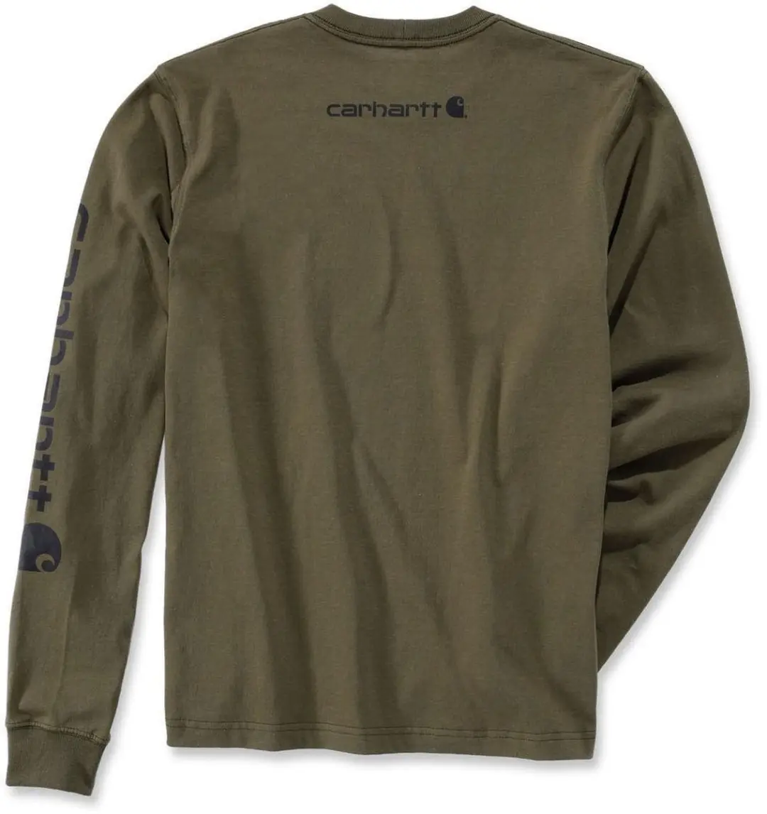 Carhartt Logo Long Sleeve T-Shirt XXL - Zwart - afbeelding 6 van 6