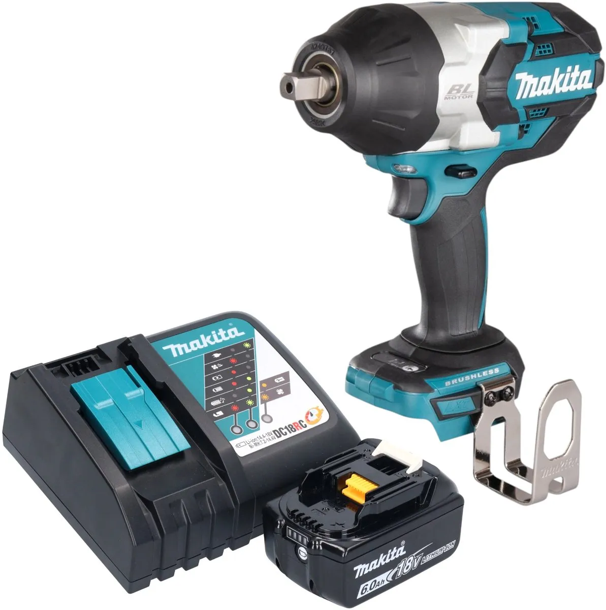 Makita DTW 1004 RG1 Slagmoersleutel 18V 1050Nm