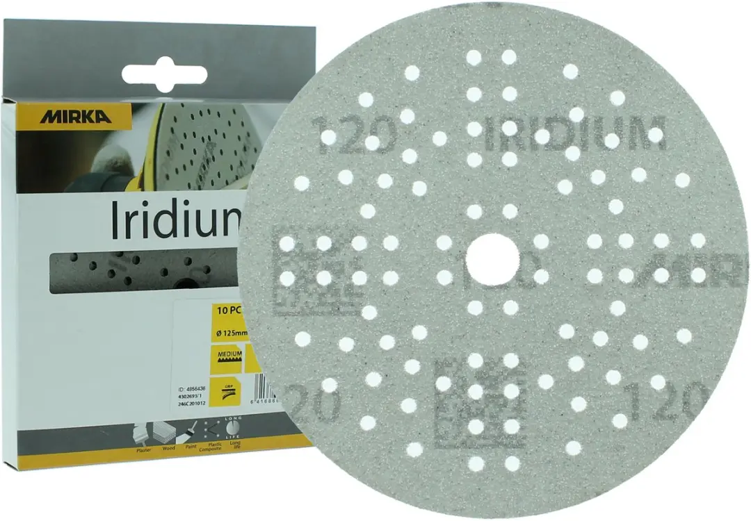 Mirka Iridium 125mm P180