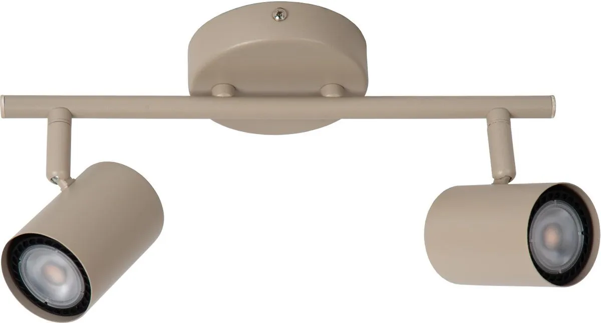 Lucide JOA Plafondspot 2xGU10 - Taupe