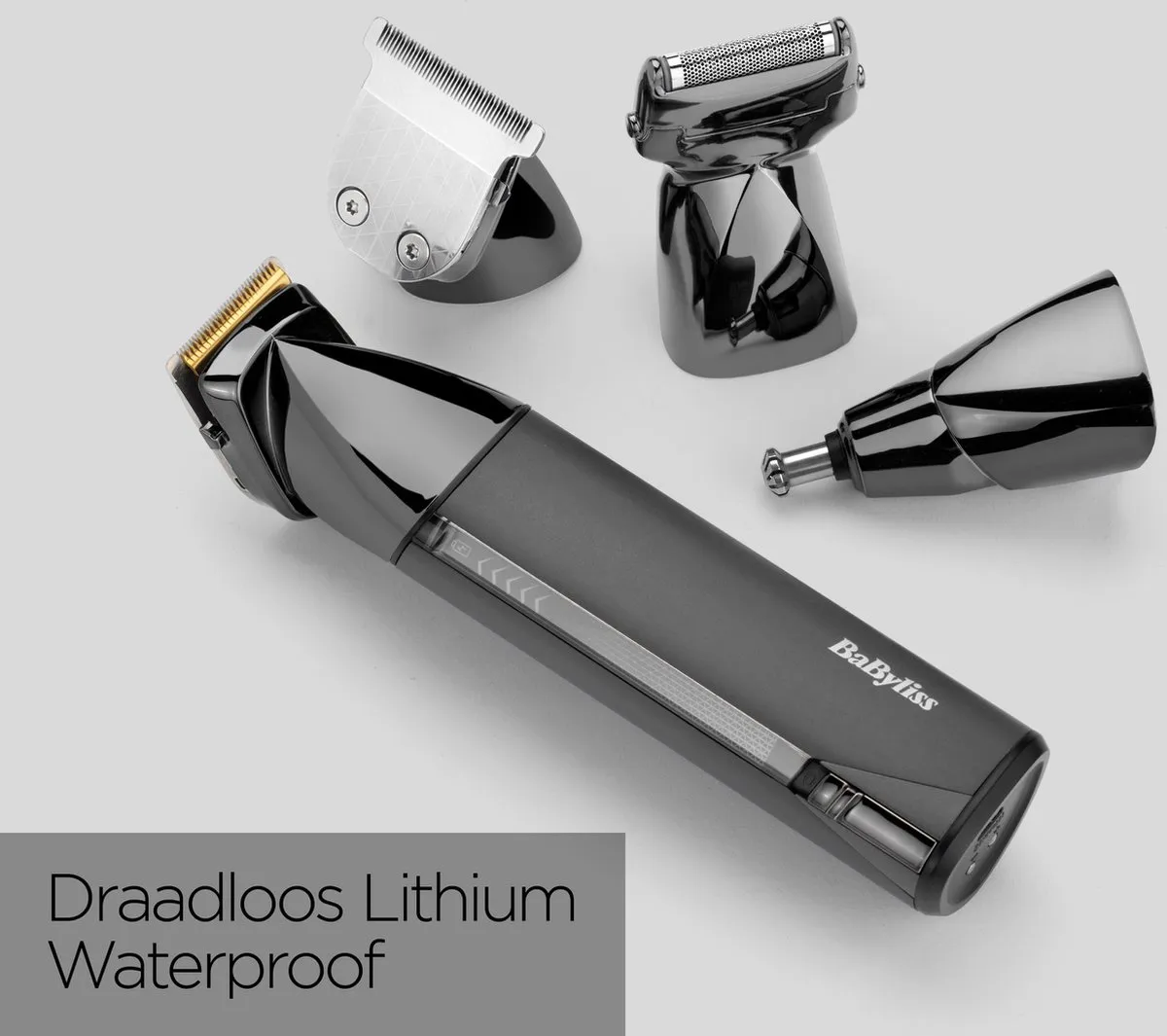 Babyliss Super-X Metal Series MT991E Multigroom - Draadloos - Zwart