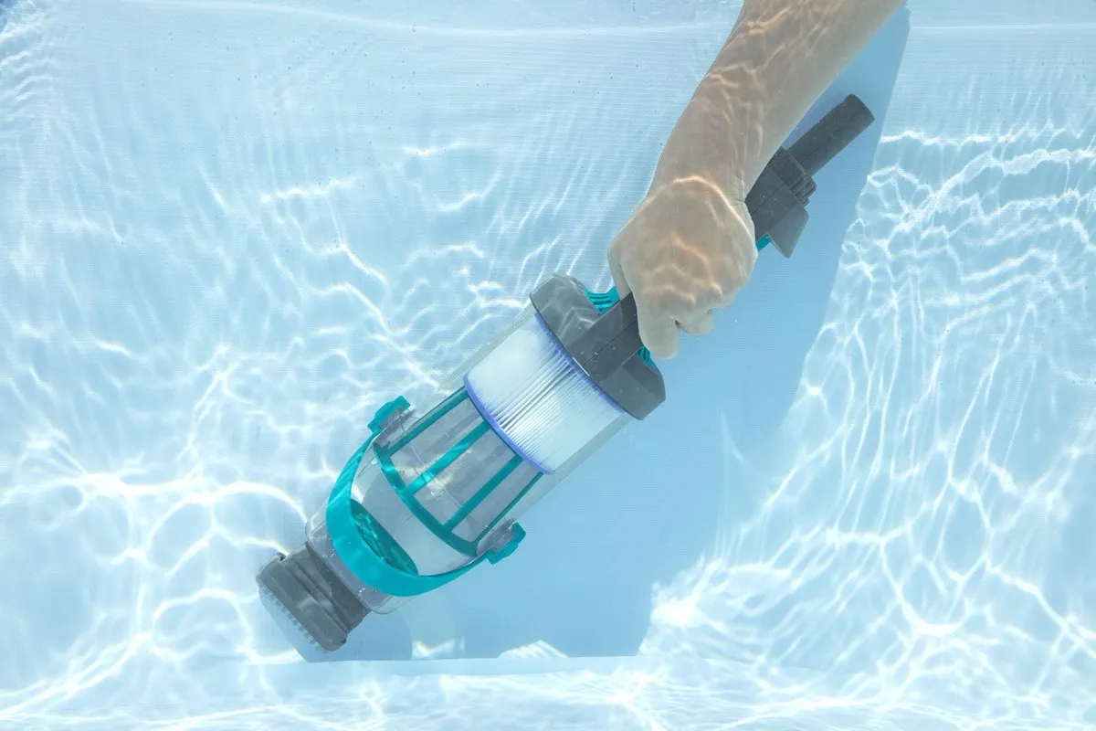 Bestway AquaGrip Handmatige Zwembadstofzuiger 58946 - Grijs