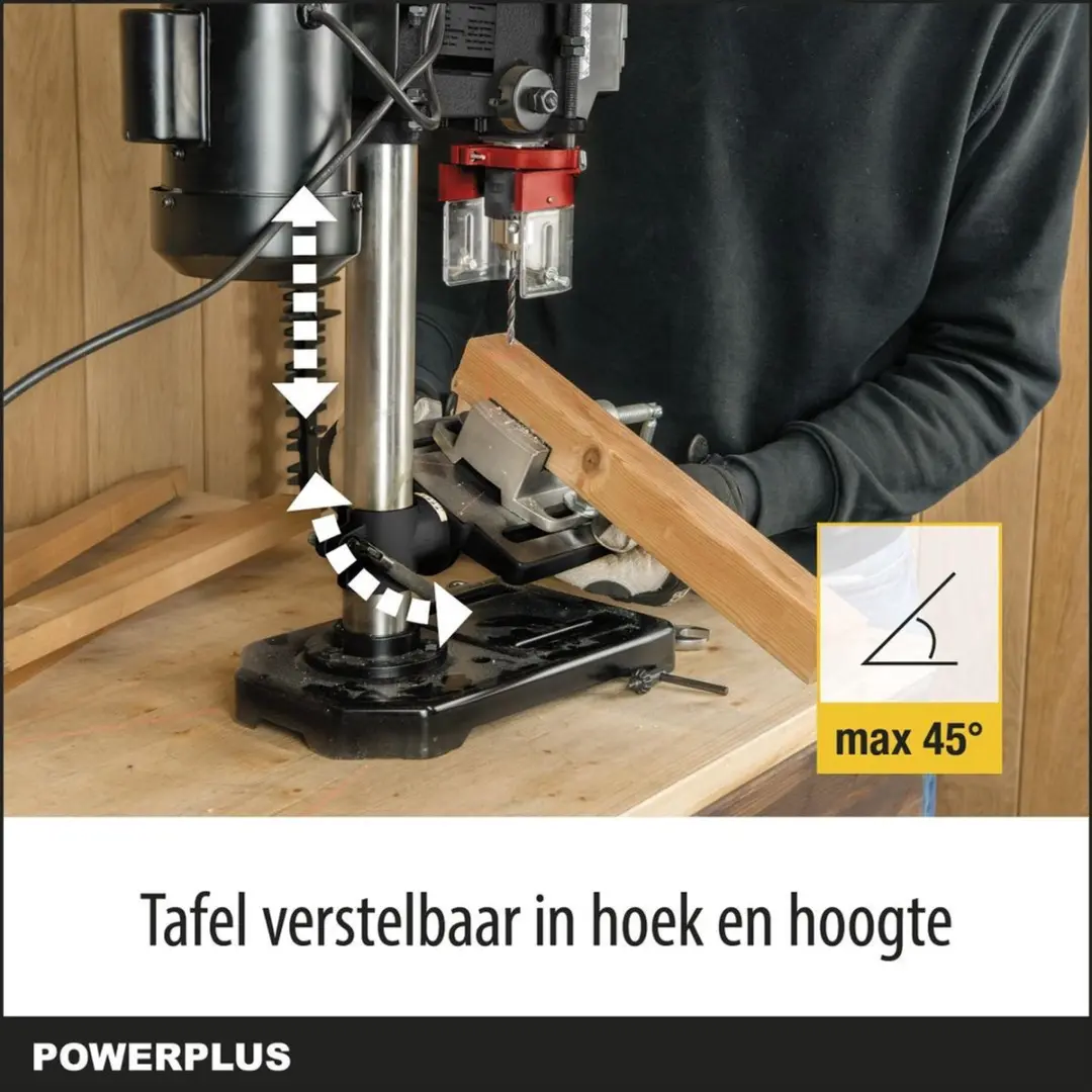 Powerplus POWX156 Kolomboormachine 500W - 9 Snelheden