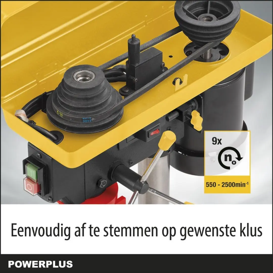 Powerplus POWX156 Kolomboormachine 500W - 9 Snelheden