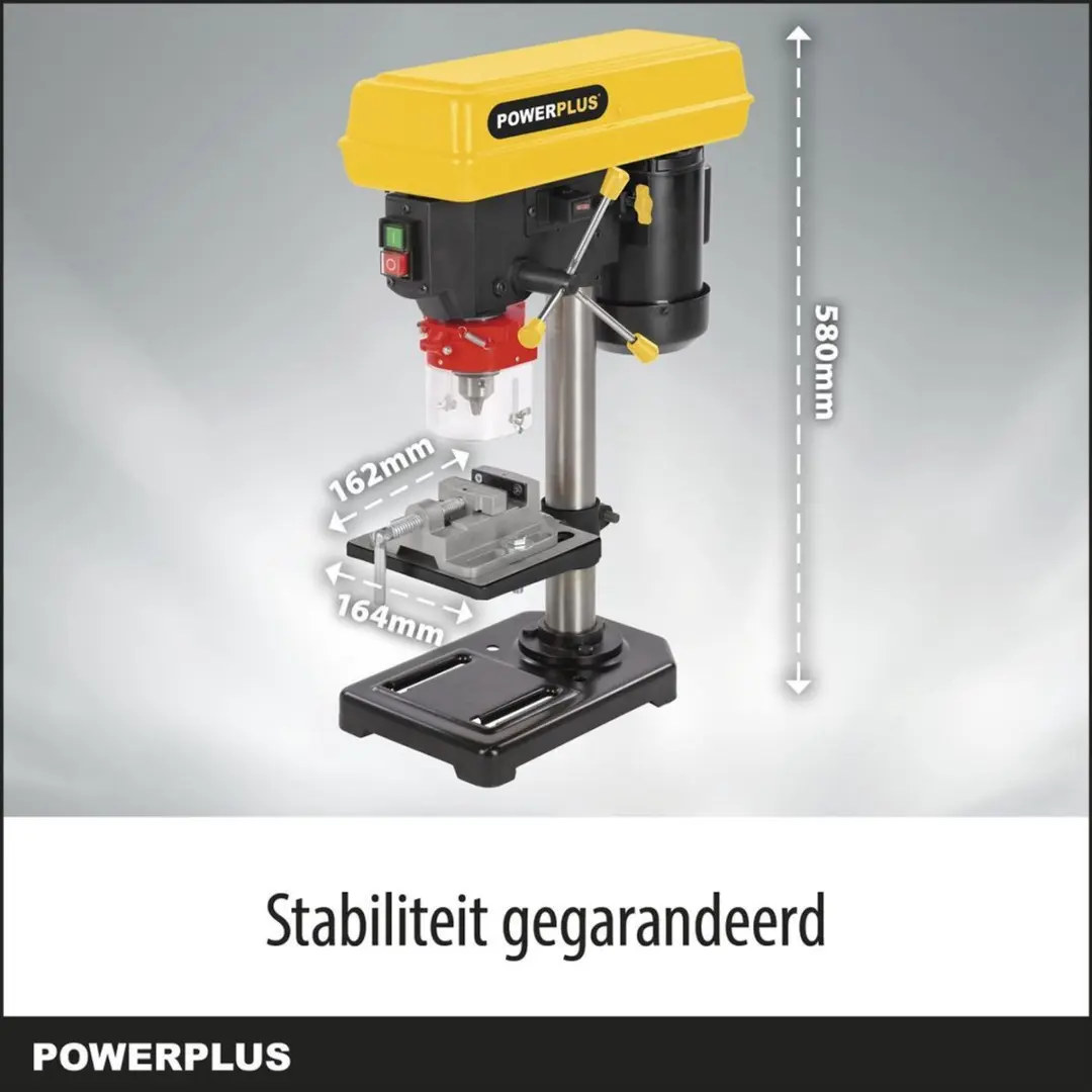 Powerplus POWX156 Kolomboormachine 500W - 9 Snelheden