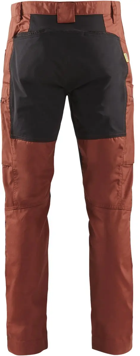 Blåkläder Service Werkbroek 1459-1845 - Gebrand rood/Zwart - Maat 46