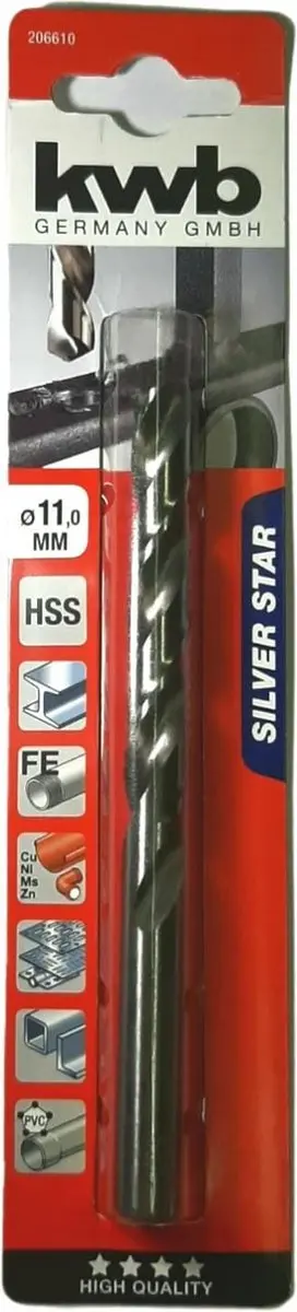 KWB HSS Silverstar Metaalboor 10mm