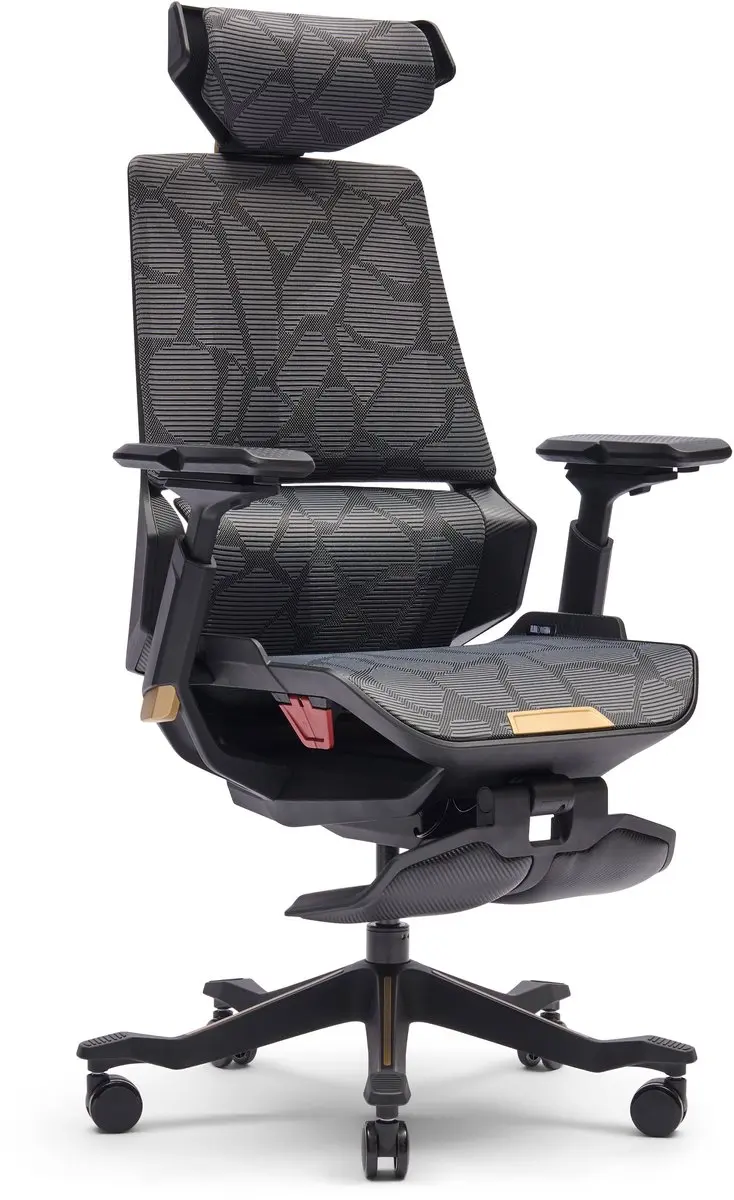 BloodDragon ergonomische gamingstoel, gold